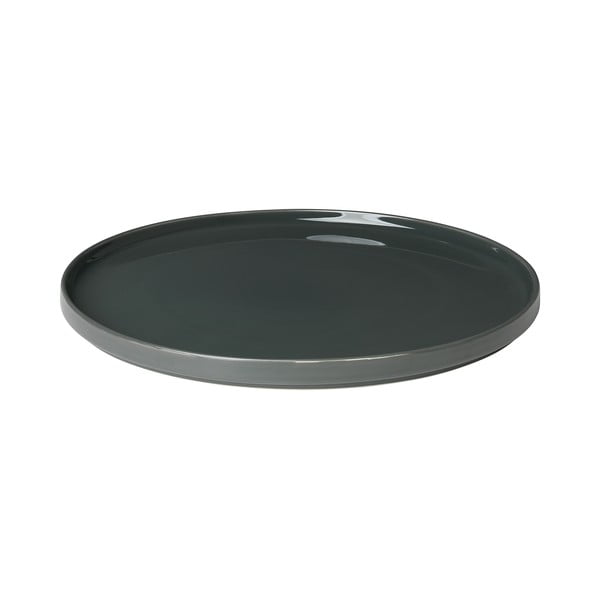 Тъмнозелена керамична чиния за сервиране Pilar - Blomus