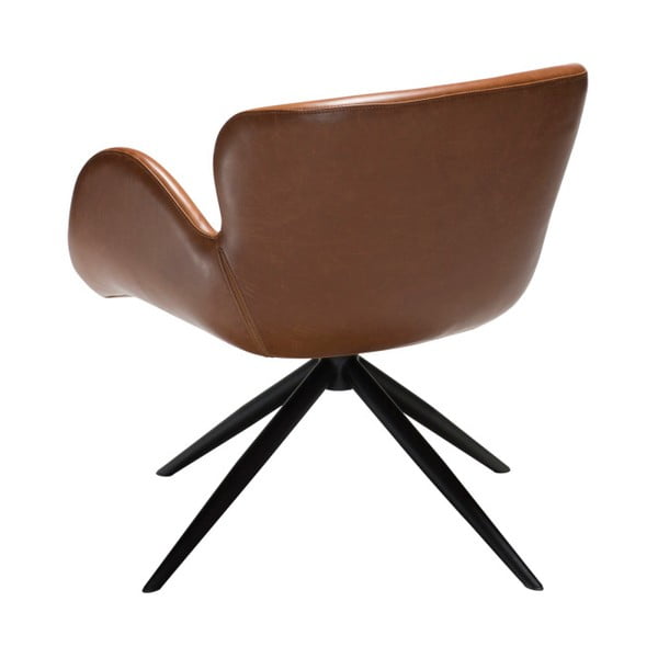 Светлокафяв фотьойл от изкуствена кожа Gaia - DAN-FORM Denmark-image-2