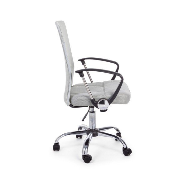 Светлосив тапициран офис стол Brisbane – Yes Everyday-image-3