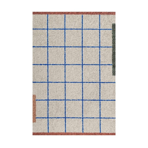 Килим подходящ за пране в цвят слонова кост 55x80 cm Network – Mette Ditmer Denmark