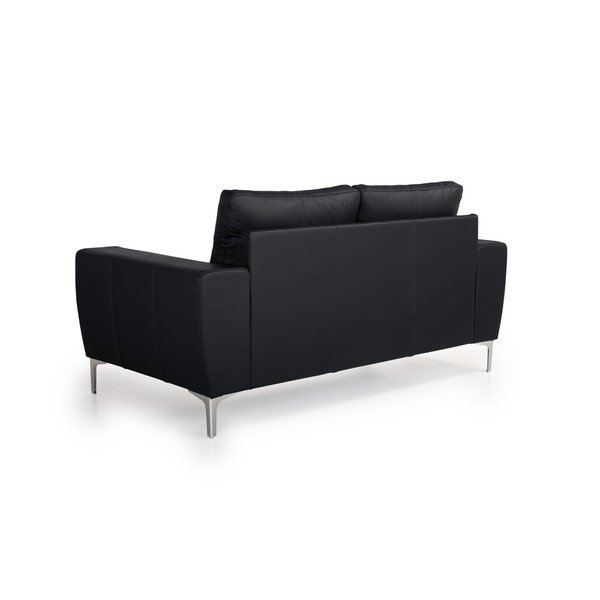 Диван от черна кожа Twigo, 166 cm - Scandic-image-3