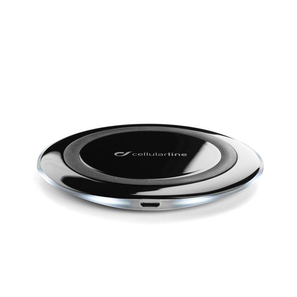Černá bezdrátová nabíječka Cellularline WIRELESSPAD, Qi standard-image-1