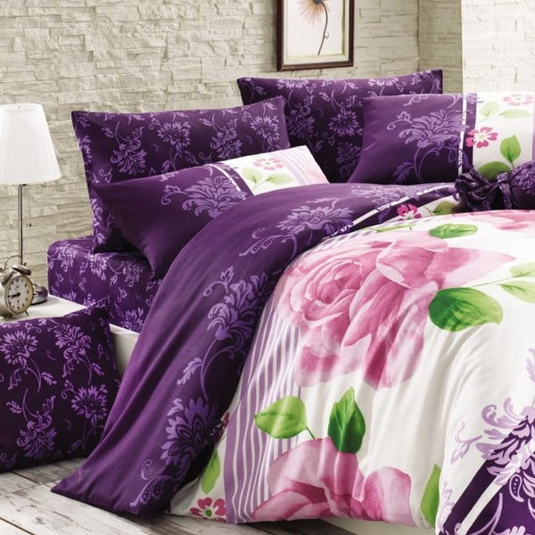 Povlečení Rozalin Purple, 240x220 cm