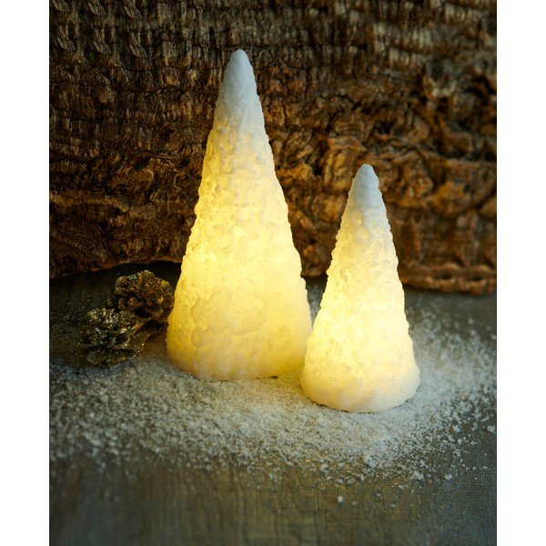 LED светлинна декорация Конус, височина 15 см Snow - Sirius-image-3