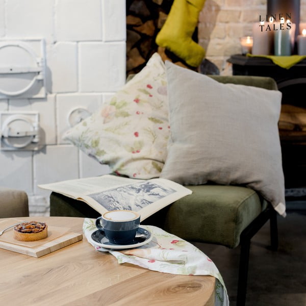 Коледна ленена калъфка за възглавница Jingle Bells, 40 x 40 cm - Linen Tales-image-1