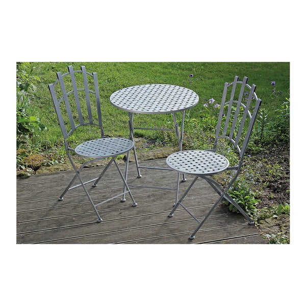 Zahradní set stolku a 2 židlí Nina