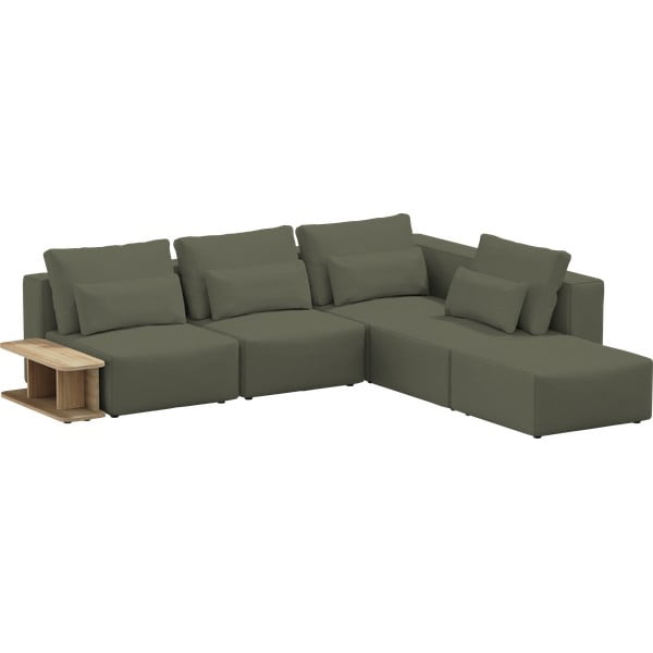Зелен ъглов диван (променлив) Riposo Ottimo – Sit Sit