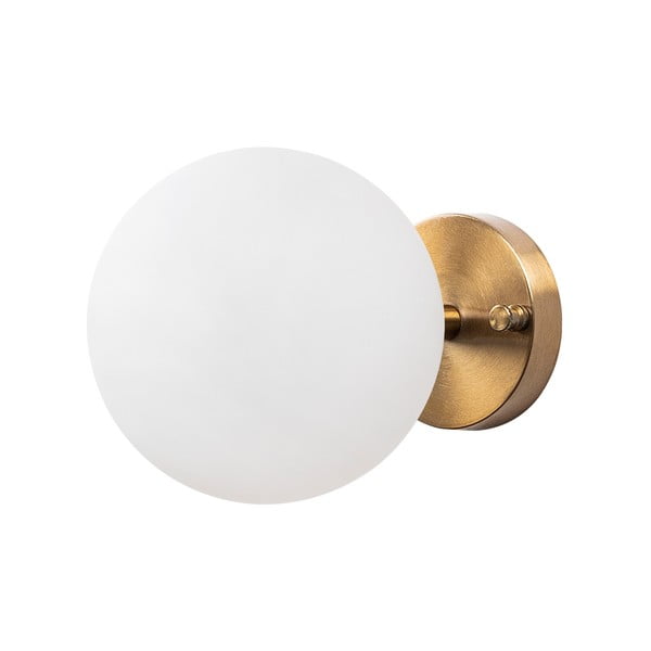 Бяла/в бронзов цвят стенна лампа ø 15 cm Atmaca – Opviq lights-image-2