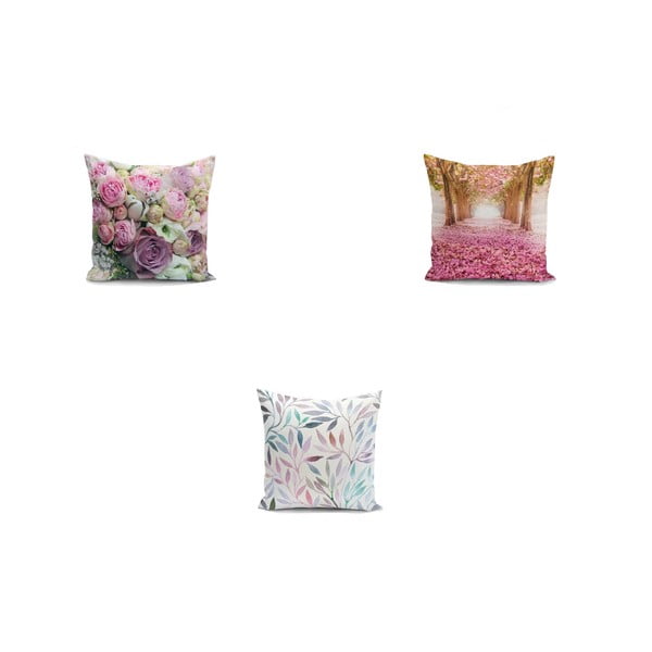 Комплект от 3 калъфки за възглавници Mesmia, 45 x 45 cm - Minimalist Cushion Covers
