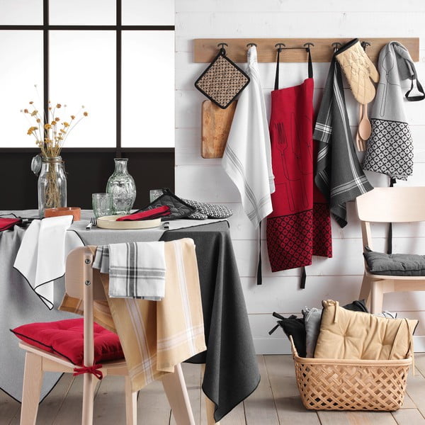 Ръкавици за фурна в комплект от 2 бр. от рециклиран памук Cuisiline – douceur d'intérieur-image-2