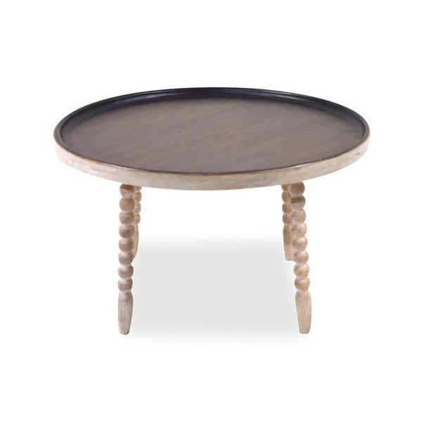 Масичка за кафе от мангово дърво , Ø 60 cm Knoxville - Støraa-image-1
