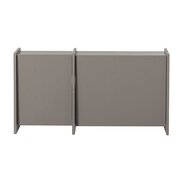 Сива маса за телевизор от декор от ясен 102x53x44 cm Brock – WOOOD-image-2