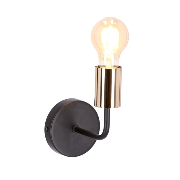 Стенна лампа в черно-меден цвят Spill - Candellux Lighting-image-3