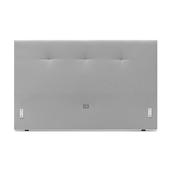 Светлосиво тапицирано двойно легло с решетка 180x200 cm Tory - Bobochic Paris-image-3