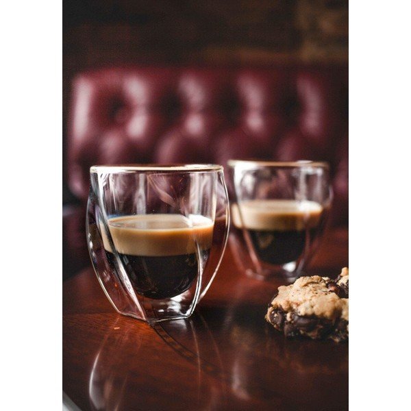 Чаши за капучино с двойни дъна в комплект от 2 бр. 250 ml Cristallo – Vialli Design-image-1