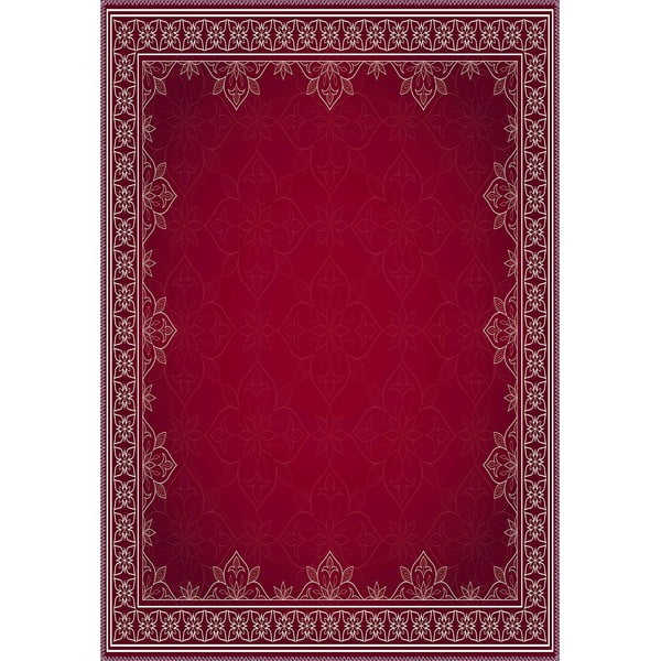 Червен килим Ема, 50 x 80 cm - Vitaus