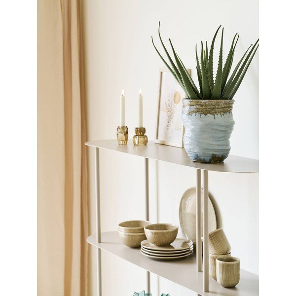 Бежов метален стелаж 118x139x31 cm Rieti – House Nordic-image-3