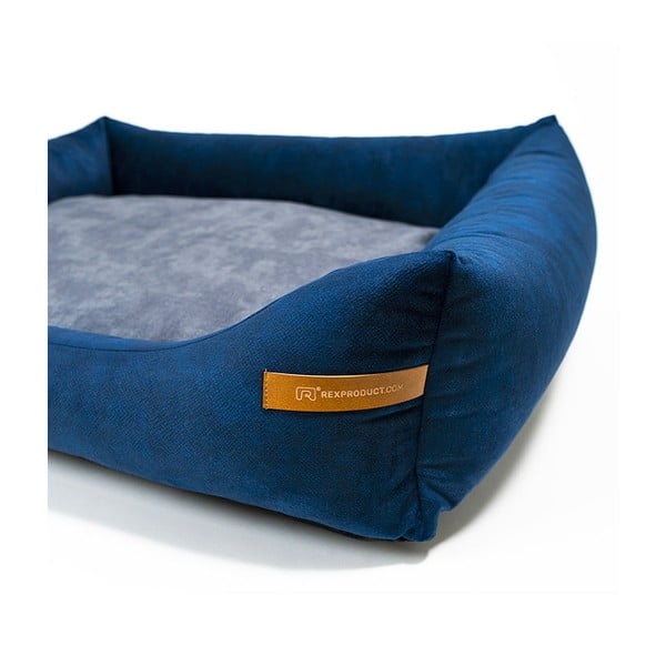 Синьо-тъмносиво легло за кучета 55x65 cm SoftBED Eco S – Rexproduct-image-2
