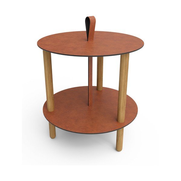 Кръгла странична масичка ø 48 cm Strap L Bull – LIND DNA