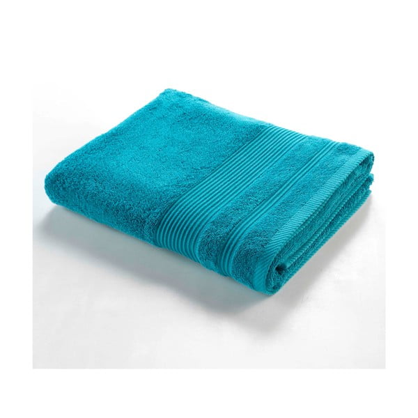Синя памучна хавлиена кърпа от тери 90x150 cm Tendresse – douceur d'intérieur