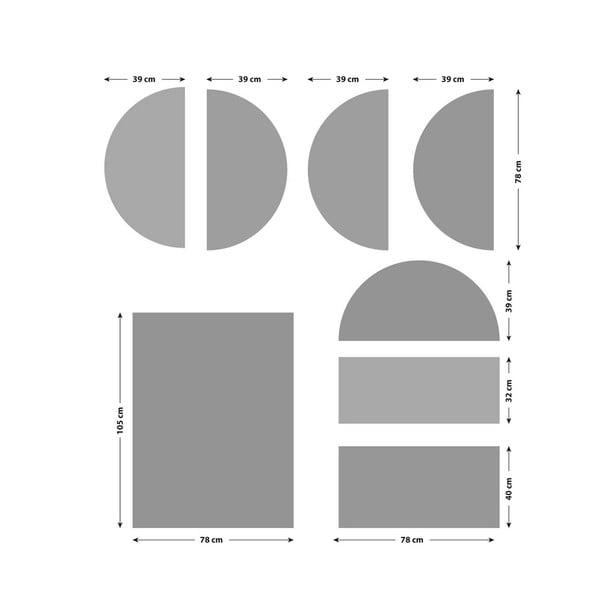 Стикер на стената 120x250 cm Amazonian Arches – Ambiance-image-4