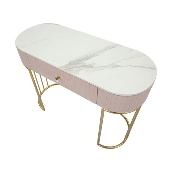 Розова конзолна маса 100x40 cm Montpellier - Mauro Ferretti-image-4