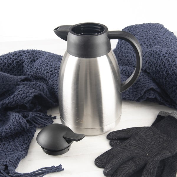 Термос в черно и сребристо 1,5 л Termo - Orion-image-3