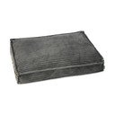 Тъмносив матрак за куче 90x60 cm Dog Fantasy Stripe – Plaček Pet Products