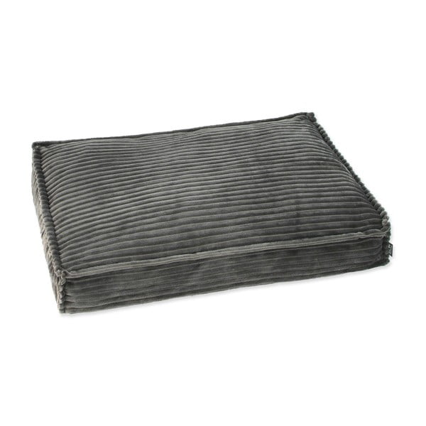 Тъмносив матрак за куче 80x50 cm Dog Fantasy Stripe – Plaček Pet Products