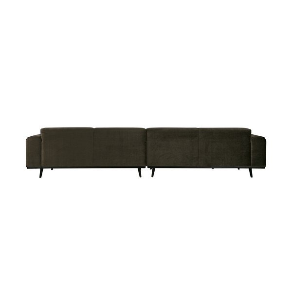 Тъмнозелено кадифе Диван за изявления, 372 cm - BePureHome-image-3