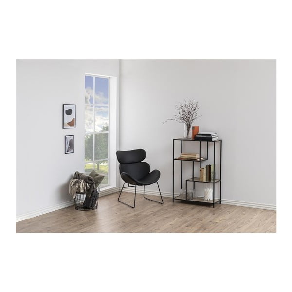 Черен рафт 77x114 cm Seaford - Actona-image-1