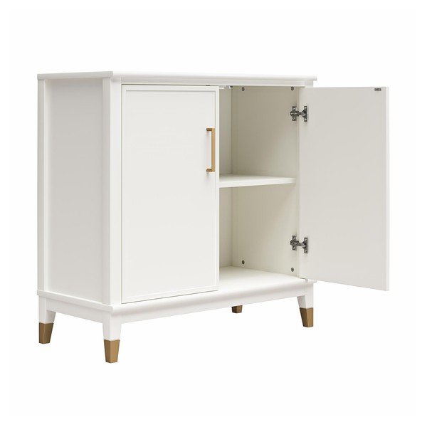 Бяло шкафче 84x84 cm Westerleigh – CosmoLiving by Cosmopolitan-image-1