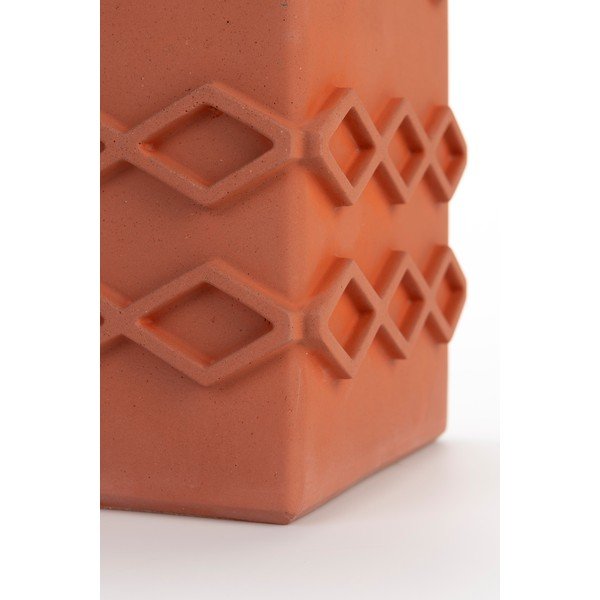 Оранжева бетонна ваза Graphic - Zuiver-image-4