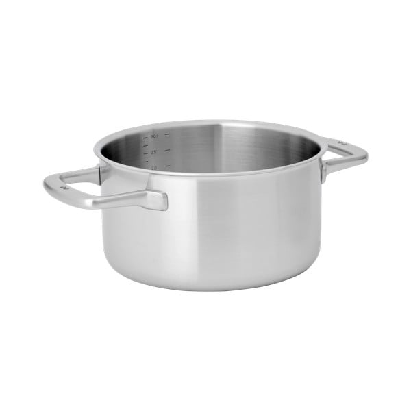 Тенджера от неръждаема стомана с капак подходяща за индукционен котлон 3 l Lucca 3.0 – FABINI-image-2