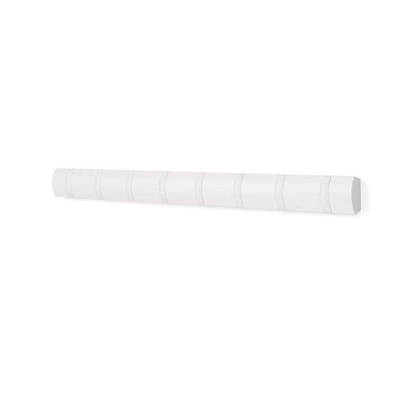 Стенна закачалка от масивен бор в матово бял цвят 81 cm Flip – Umbra