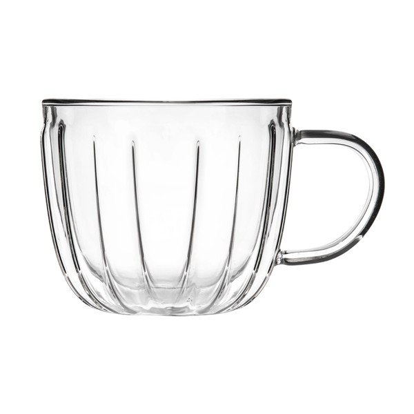 Стъклени чаши в комплект 2 бр. за капучино 350 ml Tulip – Vialli Design-image-2