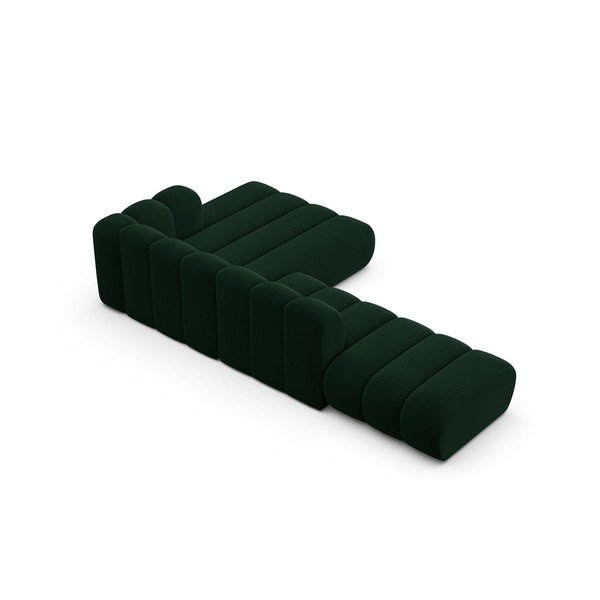 Тъмнозелен ъглов диван (десен ъгъл) Lupine – Micadoni Home-image-3