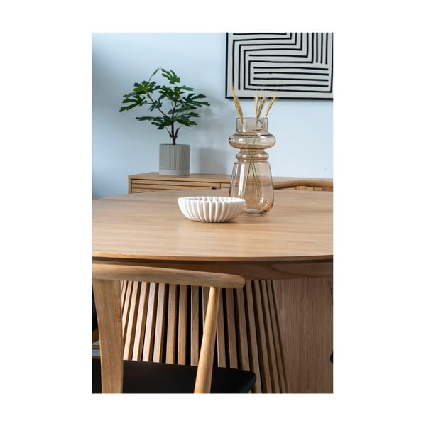 Светлокафява стъклена ваза (височина 31 cm) – House Nordic-image-1