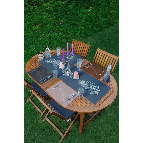 Комплект от 4 подложки и покривало от плат - Minimalist Home World-image-1