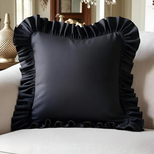 Калъфка за възглавница със смес от памук 40x40 cm Ruffled – Mila Home