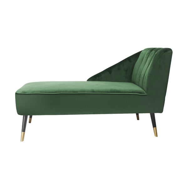 Тъмнозелен кадифен стол за отдих Royal - Leitmotiv