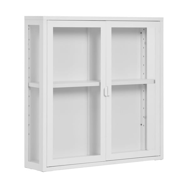 Бяла метална висяща витрина 80x80 cm Brisbane – House Nordic-image-1