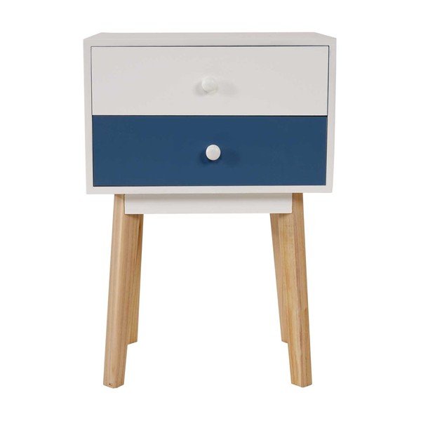 Komoda na nožkách se 2 šuplíky Vaasa Blue-image-3