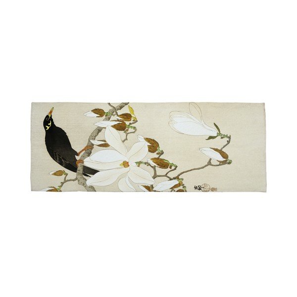 Зелен и бежов килим 135x55 cm Bird - Velvet Atelier-image-4