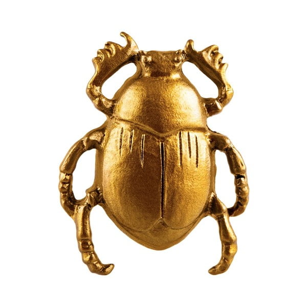 Калаена дръжка на чекмедже в златно Scarab Beetle - Sass & Belle