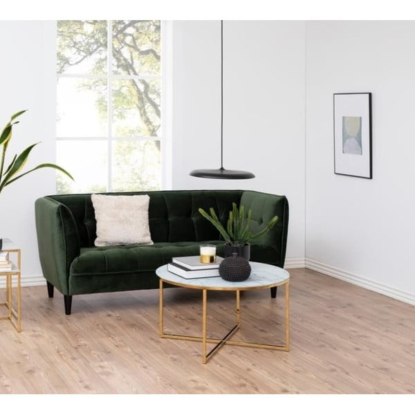 Бяла кръгла маса за кафе ø 80 cm Alisma - Actona-image-1