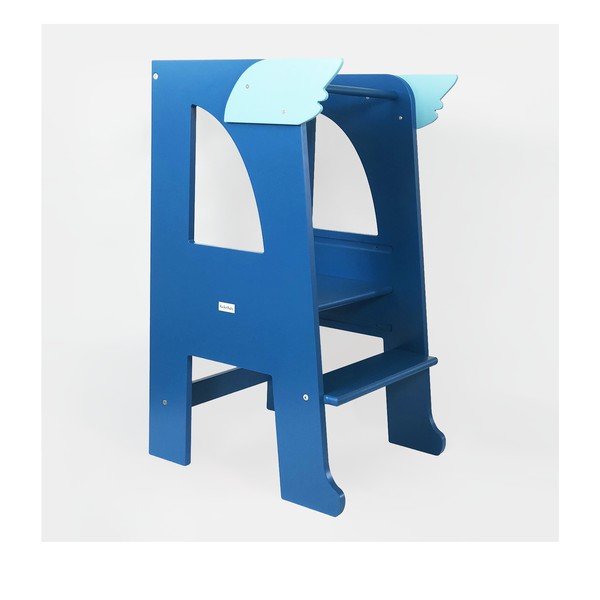 Синя учебна кула Montessori - Rocket Baby-image-3