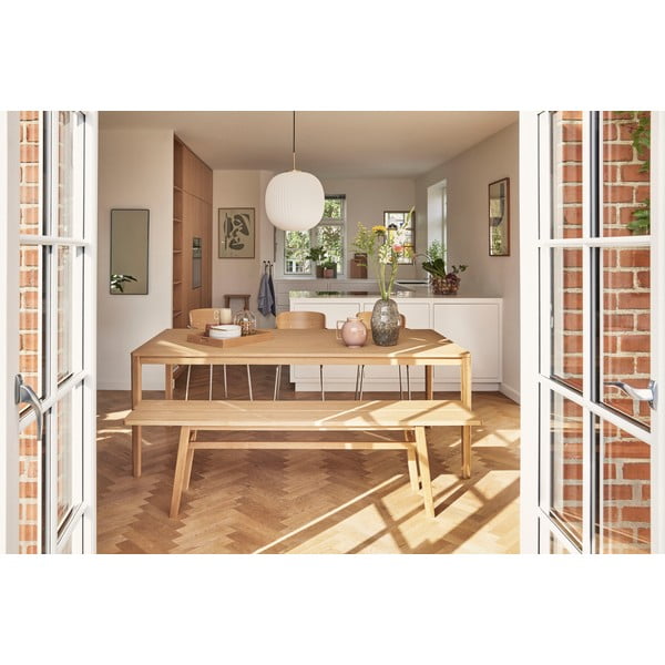 Бяло висящо осветително тяло със стъклен абажур ø 40 cm Serene – Hübsch-image-1