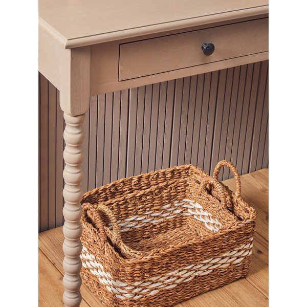 Работна маса от масивен бор 48x107 cm Heritage – Premier Housewares-image-4