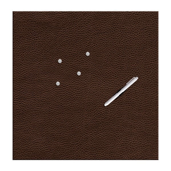 Magnetická popisovací tabule s perem a 4 magnety Eurographics Leather